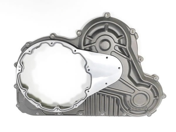 Parties de moulage sous pression en alliage d'aluminium moteur de moto moteur principal couverture de conduite revêtement en poudre
