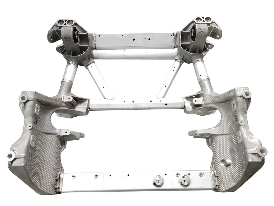 Légature d'aluminium à basse pression, support de sous-frame pour châssis de véhicule électrique