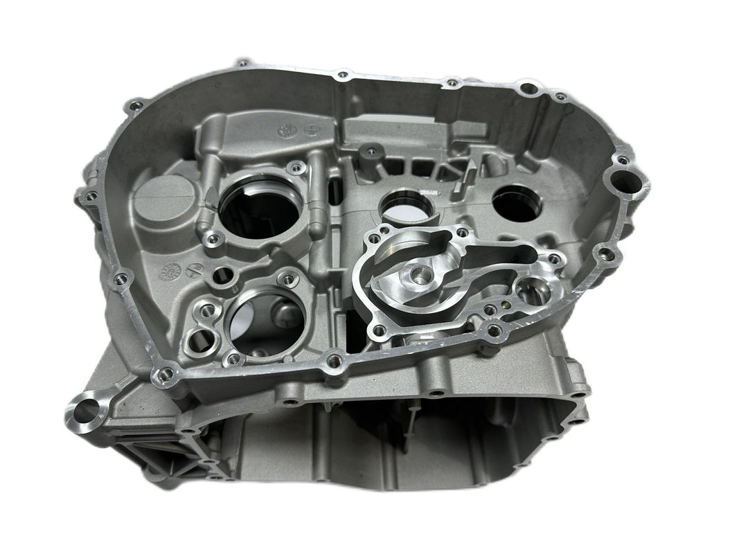 Pièces moulées sous pression en alliage d'aluminium Moteur de motocarte Carter à deux cylindres