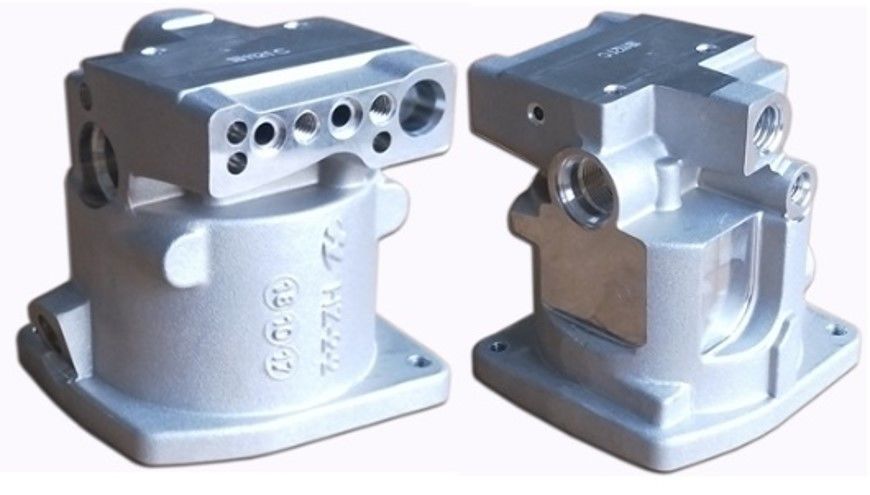 Moulures permanentes en aluminium moulé anodisé boîtier hydraulique pour moteur extérieur